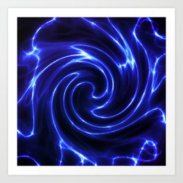 Blue Abstract Art Prints For Any Decor Style Society6