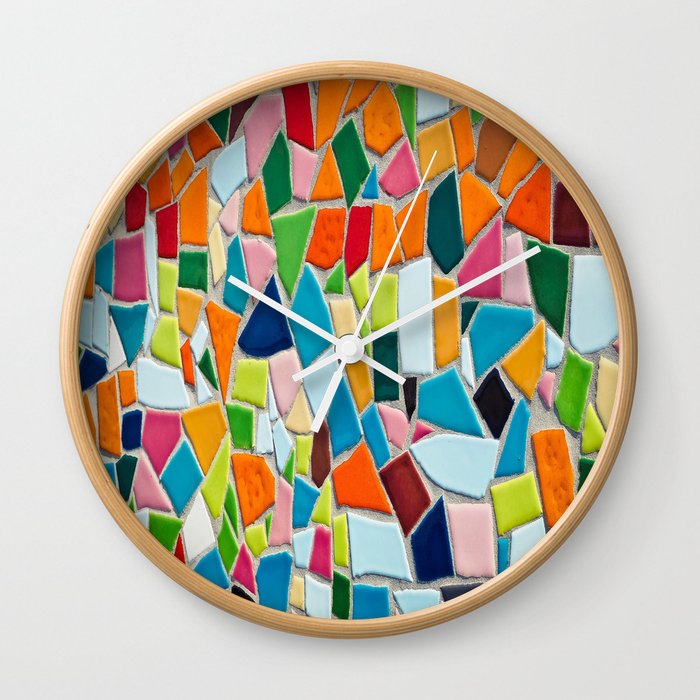 Mosaic Wall Clock