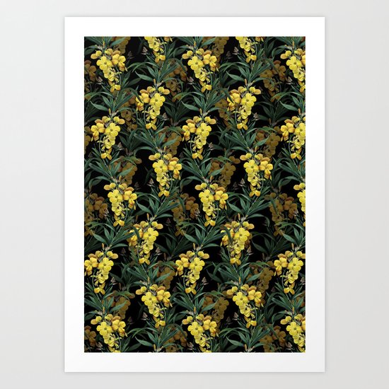 Ivy night Art Print