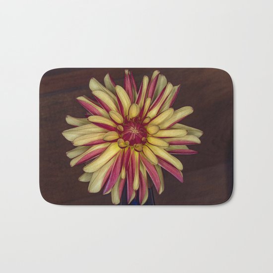 Multi colored flower Bath Mat