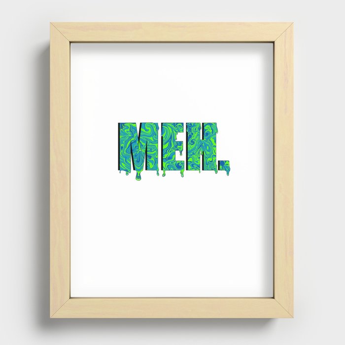 MEH Mood Recessed Framed Print