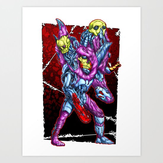 METAL MUTANT 4 Art Print