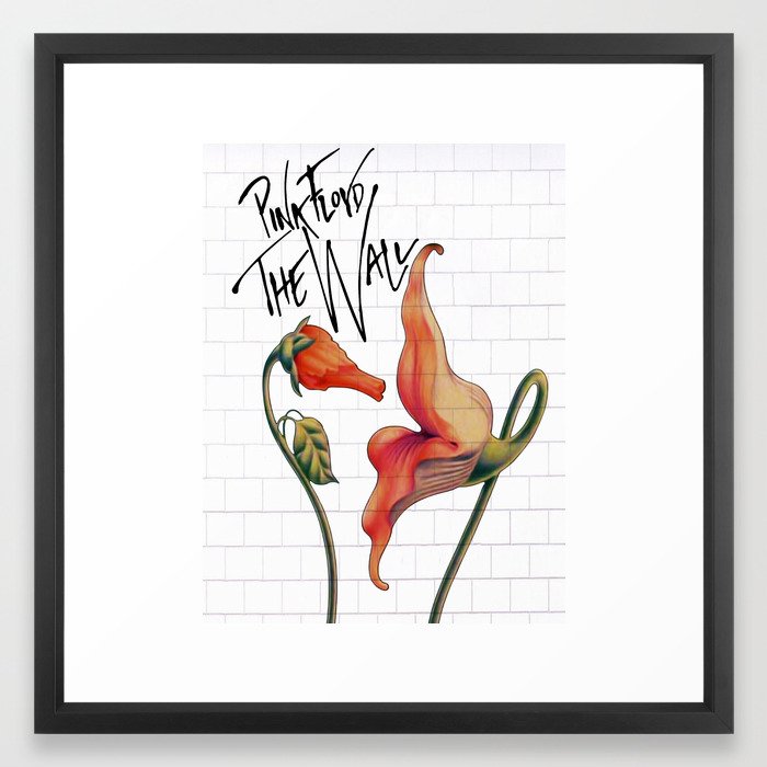 Society6pink Floyd The Wall Framed Art Print By Dreambeyondart Vector Black Medium Gallery 22x22 Dailymail