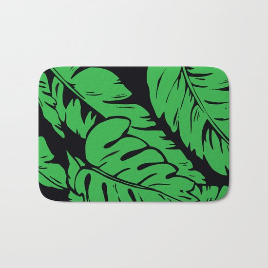 PALM LEAF GREEN Bath Mat