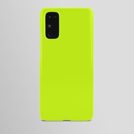 Bright green lime neon color Android Case