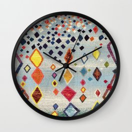 Heritage Multicolours Moroccan design Wall Clock