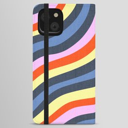 Colorful Summer Stripes iPhone Wallet Case