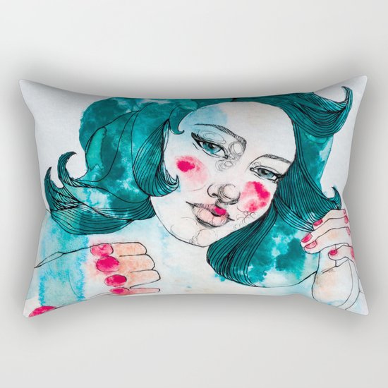 Sleeping Beauty #9 Rectangular Pillow