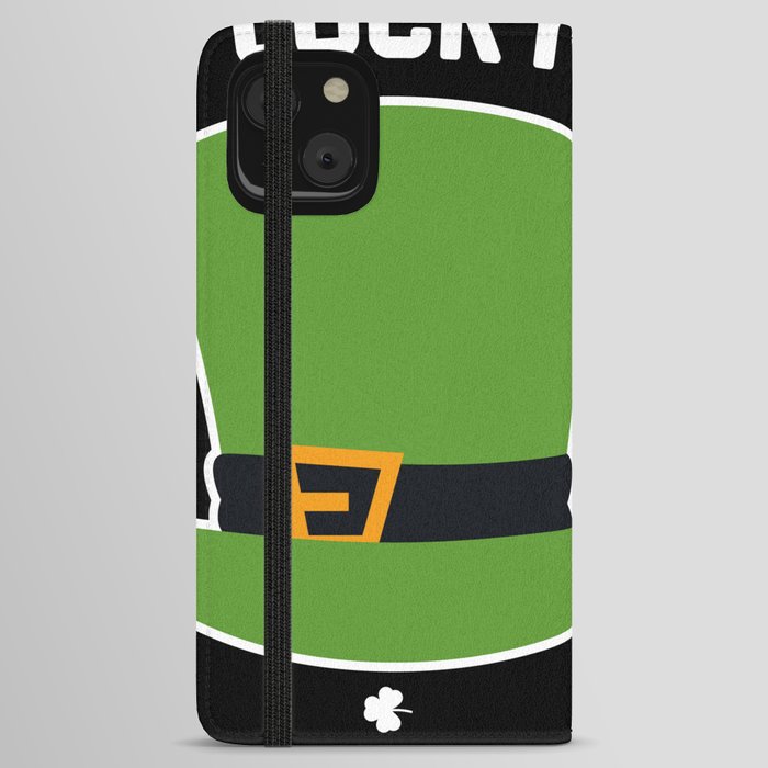 This lucky guy was born on St. Patricks day iPhone Wallet Case