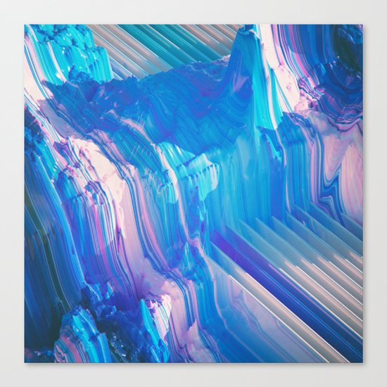 CHANNELED EROSION (everyday 09.12.15) Canvas Print