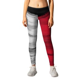 Malta flag brush stroke, national flag Leggings