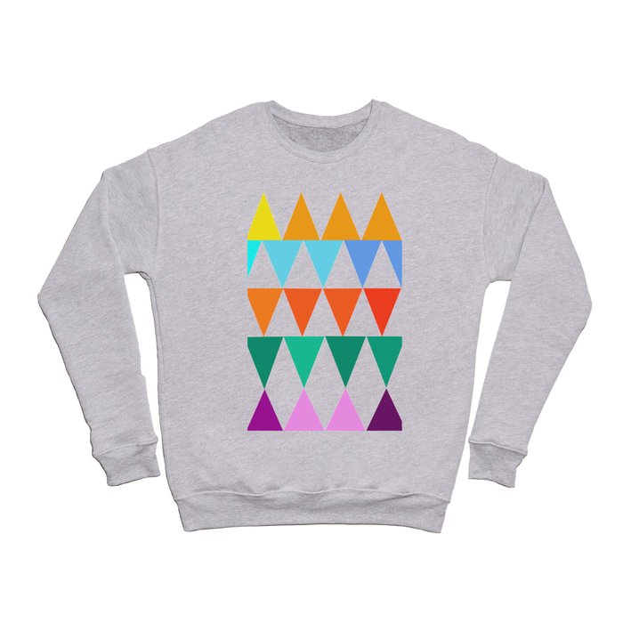 Triangles of Color Crewneck Sweatshirt