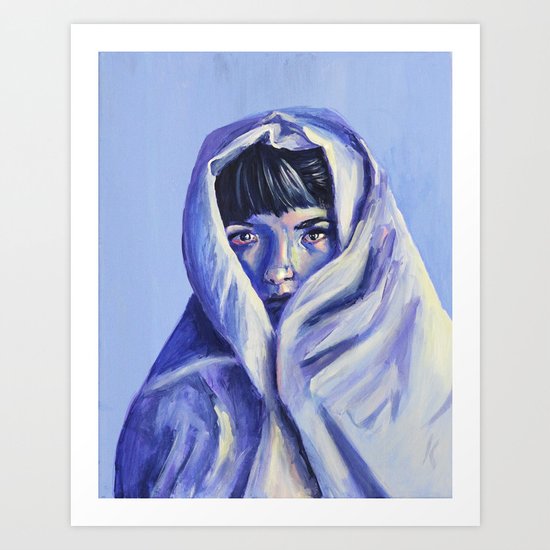 Hiding Art Print