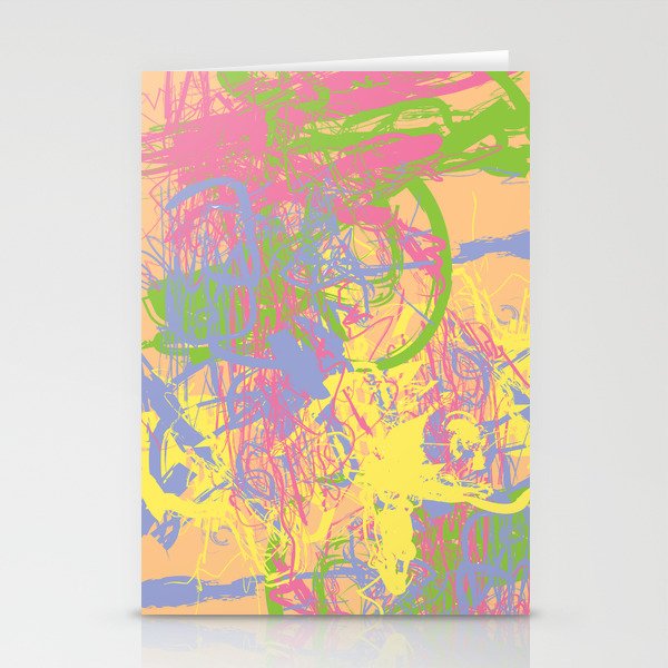 Complex 1 Soft Pastel Abstract Art Pastel Wall Art Stationery