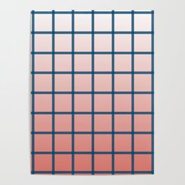 grid pattern Poster