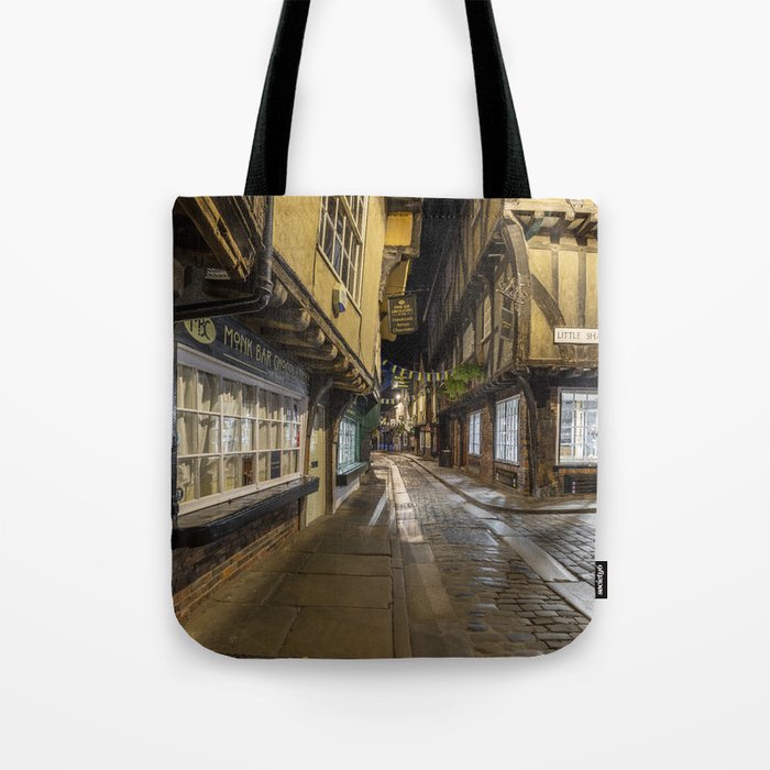 The Shambles, Medieval Street in York Tote Bag
