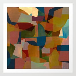 Colorful abstract art Art Print