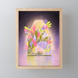 Blooming Greenhouse Framed Mini Art Print