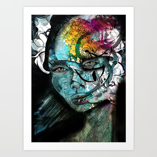 Sad Art Print