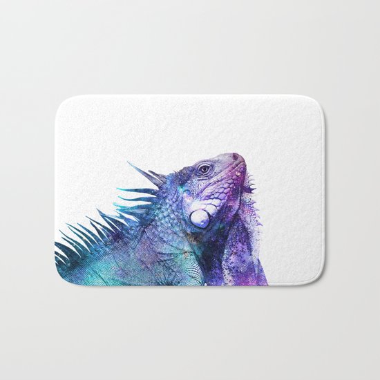 Galactic Iguana Bath Mat