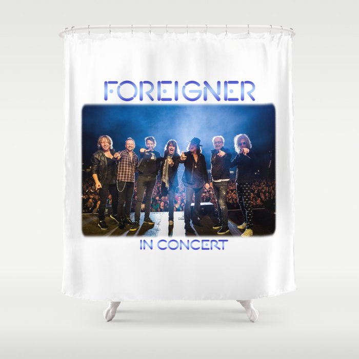 NEW FOREIGNER ON TOUR Shower Curtain
