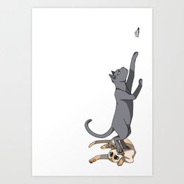 The Cats Art Print