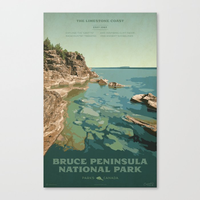 Bruce Peninsula National Park Canvas Print