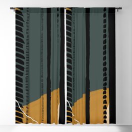 Natural Pattern Blackout Curtain