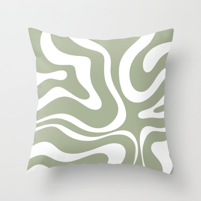 Muted green throw pillows on sale