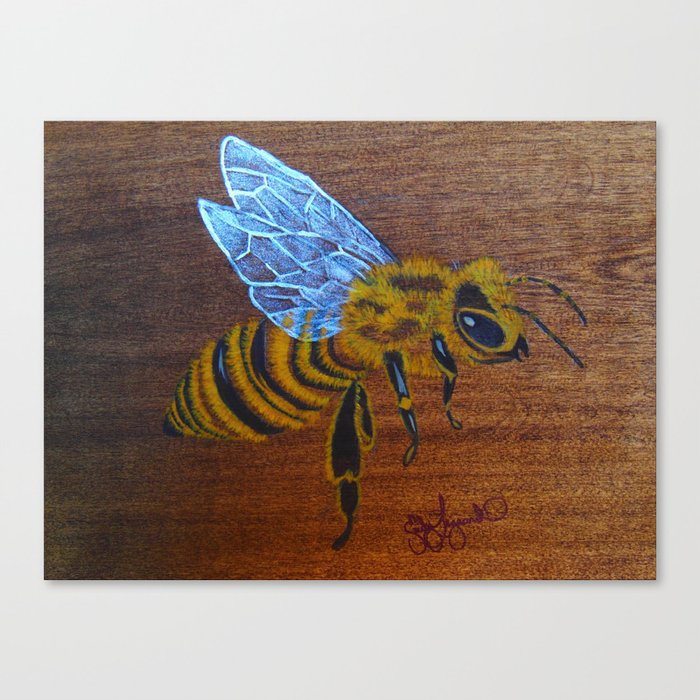 Humble Bumble Bee Canvas Print