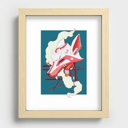 Replacing The Mask Recessed Framed Print