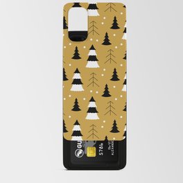 Christmas Pattern Yellow Tree Android Card Case