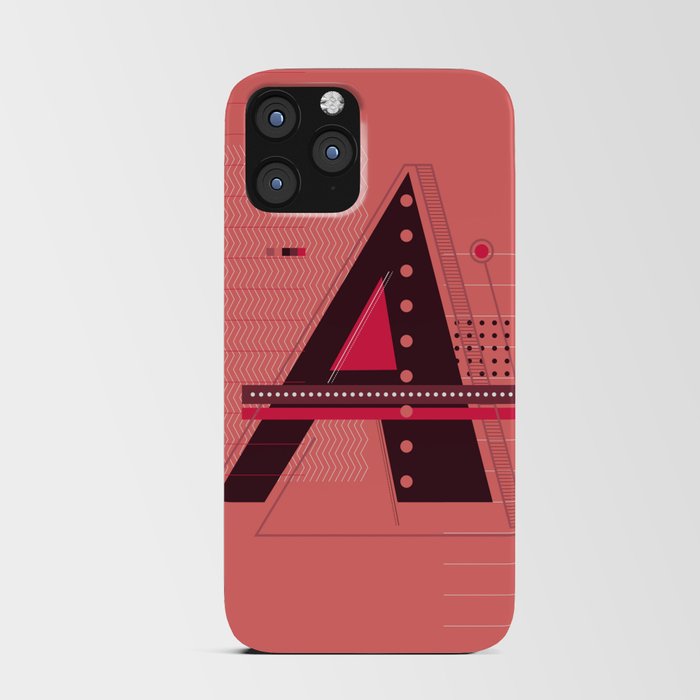 Letter A  iPhone Card Case