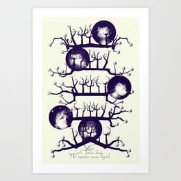 The Tree Connection - Espejismos Incandescentes Art Print