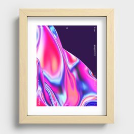 Poster No. 296 from my poster series. Recessed Framed Print