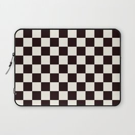 BLACK AND WHITE CHECKERBOARD Laptop Sleeve