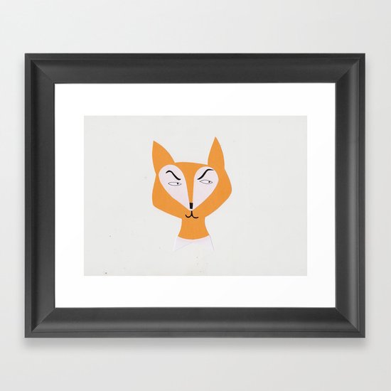 Mr Fox Framed Art Print