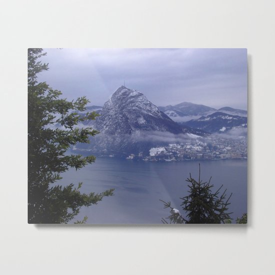 Lake Lugano Metal Print