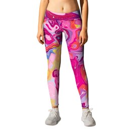 Abstract Marble Painting Leggings