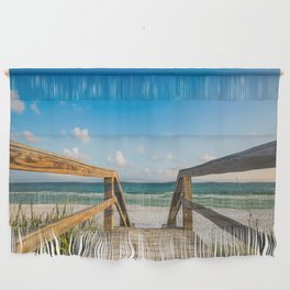 Head to the Beach - Boardwalk Leads to Summer Fun in Florida Wall Hanging