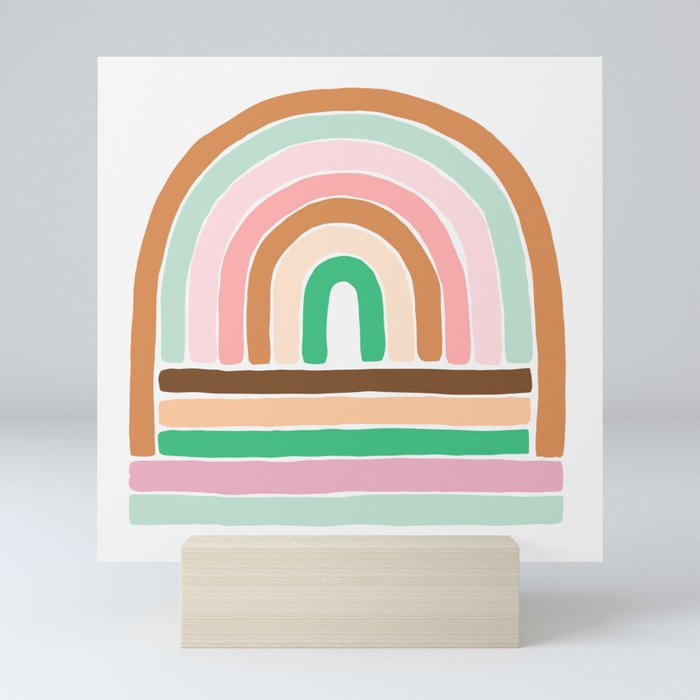 rainbow : original Mini Art Print