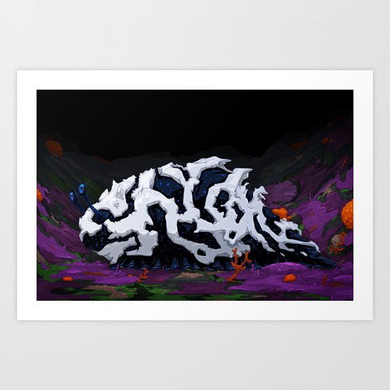 Urban Crawl Art Print