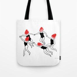 The Mushroom Dance (Matisse Inspired) Tote Bag