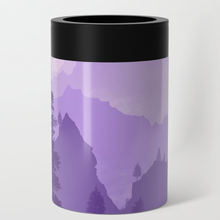 Planet Landscape purple  Can Cooler