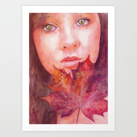 Shades of Autumn Art Print