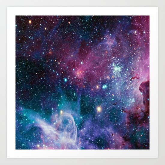 space Nebula Art Print