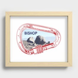 Bishop Climbing Carabiner Recessed Framed Print