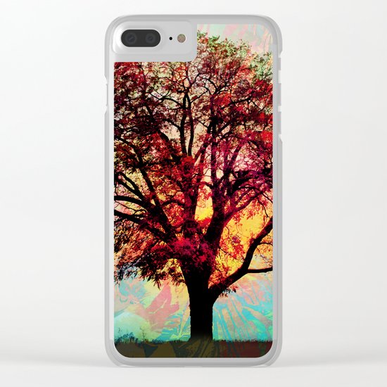 Fall Tree 2 Clear iPhone Case