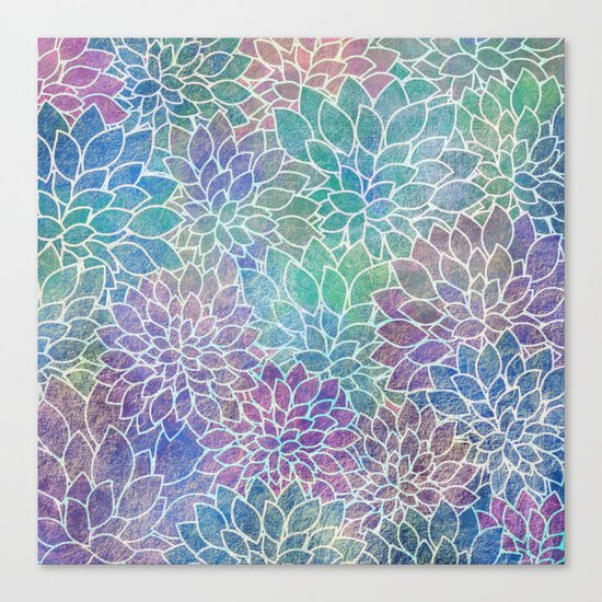 Floral Abstract 9 Canvas Print