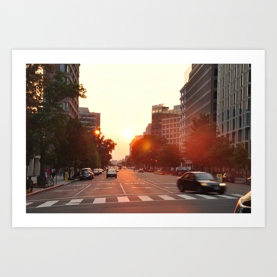 Washington Heat Art Print